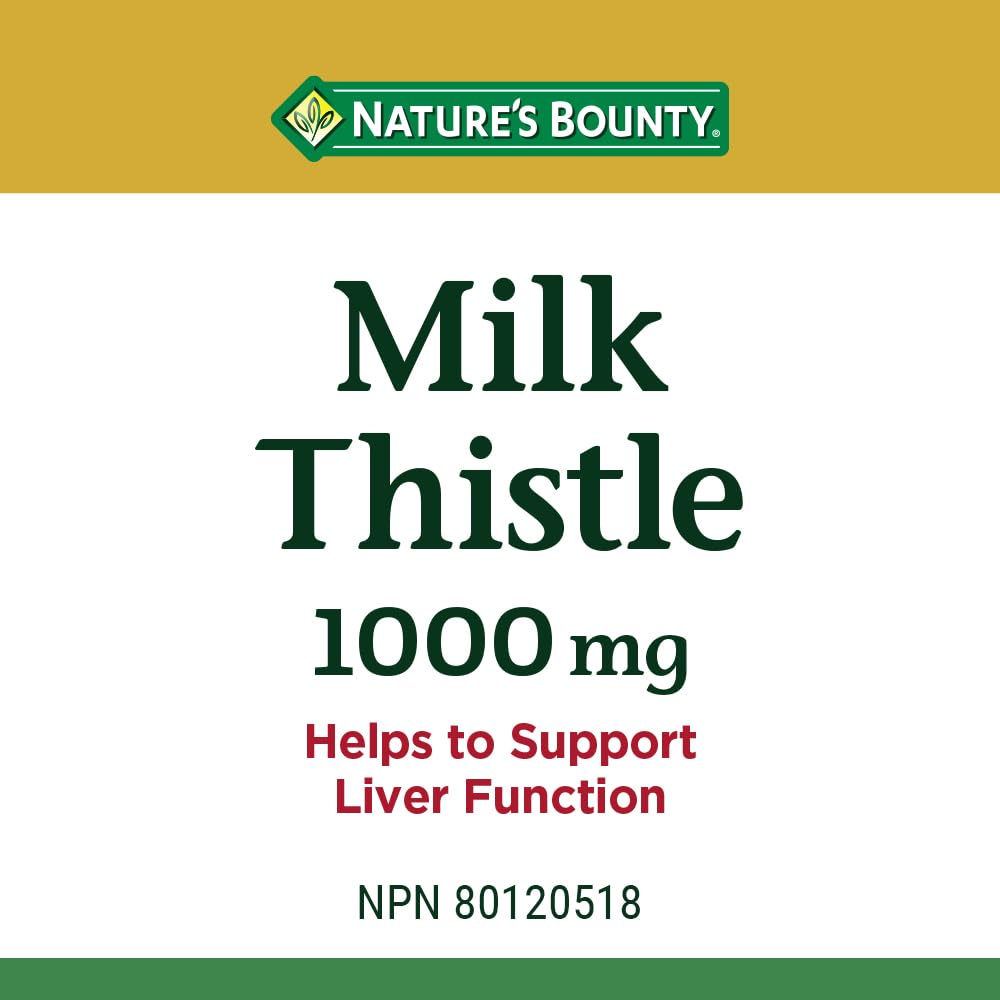 Nature's Bounty Milk Thistle (Value Size, 200 Softgels)