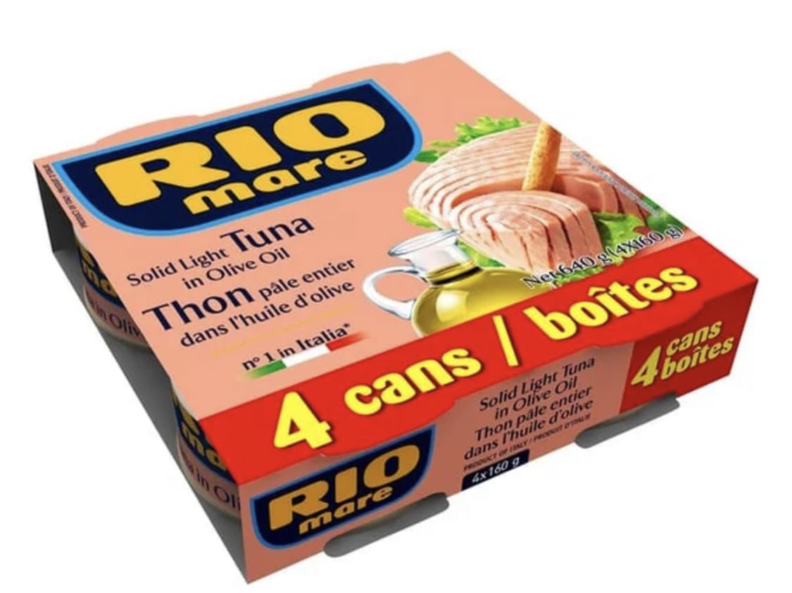 Rio Mare Tuna In Olive Oil 160g - Pack of 4