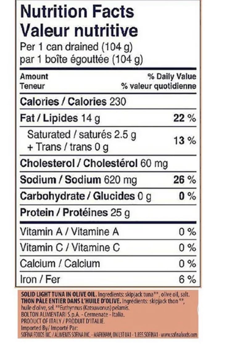 Rio Mare Yellowfin Tuna in Olive Oil - Premium Quality, 4-Pack (5.6 oz Cans)