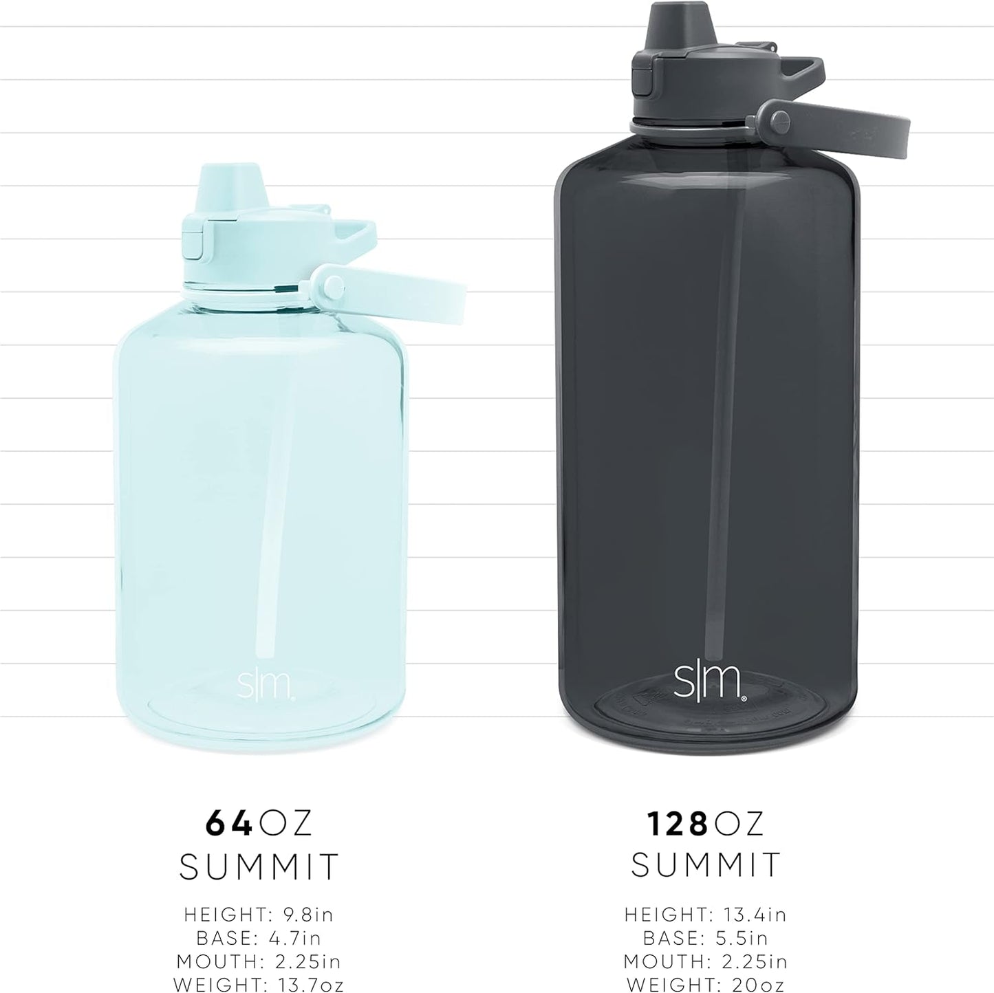 Simple Modern 64oz Summit Water Bottle (2-Pack)