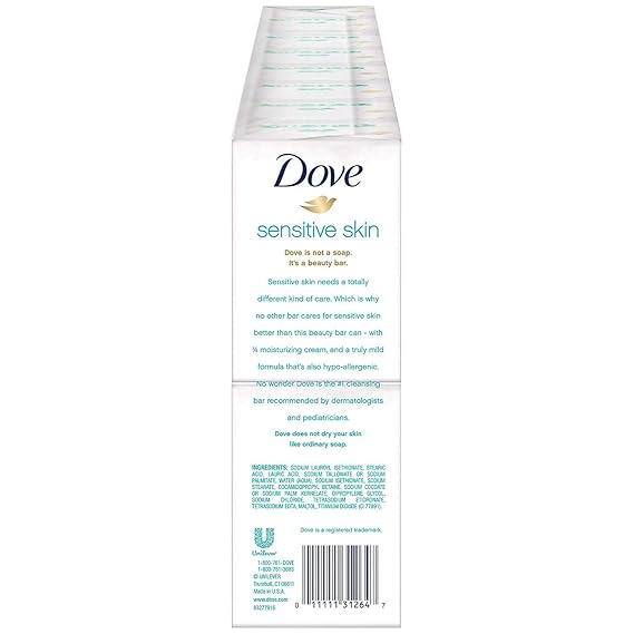 Dove Sensitive Skin Beauty Bar (16-Pack, 4 oz each)