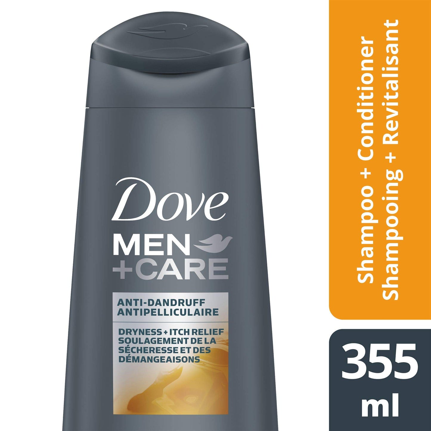 Dove Men + Care Derma+Care Scalp 2in1 Shampoo & Conditioner - 355 ml