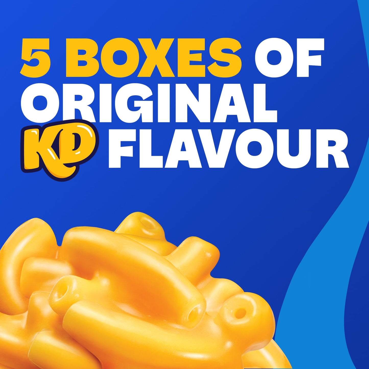 Kraft Dinner Original Macaroni and Cheese Dinner, 200 g, 5 ct Pack
