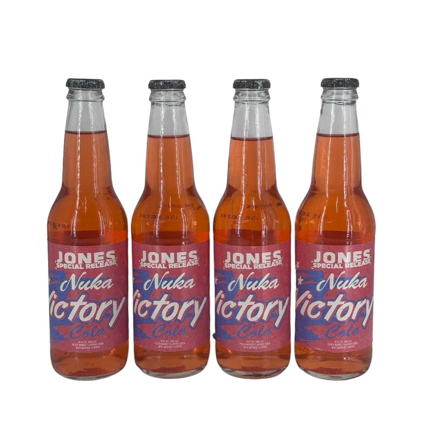 Jones Nuka Cola Victory 4-Pack | Peach Mango Cane + COLLECTOR'S SLEEVE