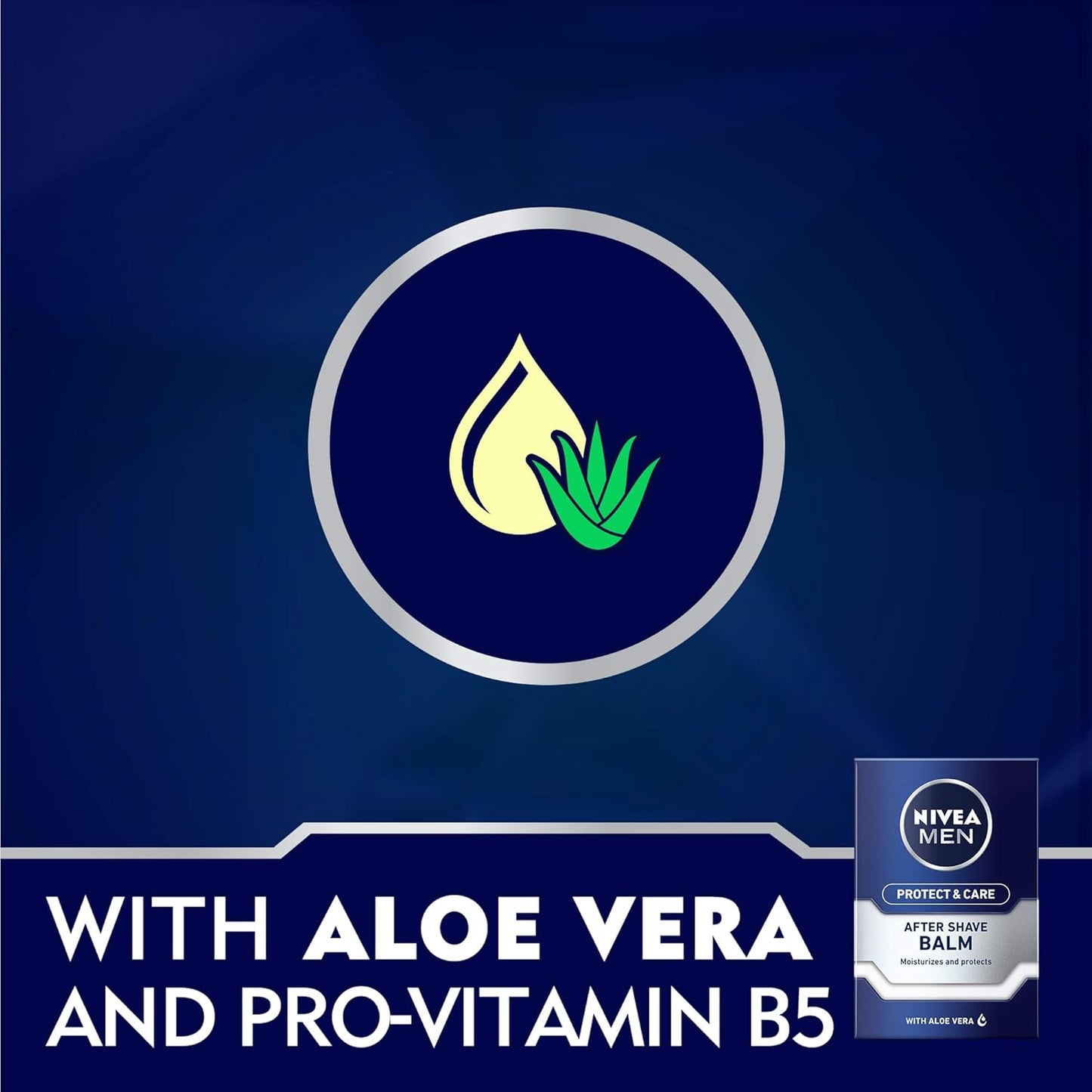 NIVEA MEN Sensitive Post Shave Balm | For Sensitive Skin (100ml)