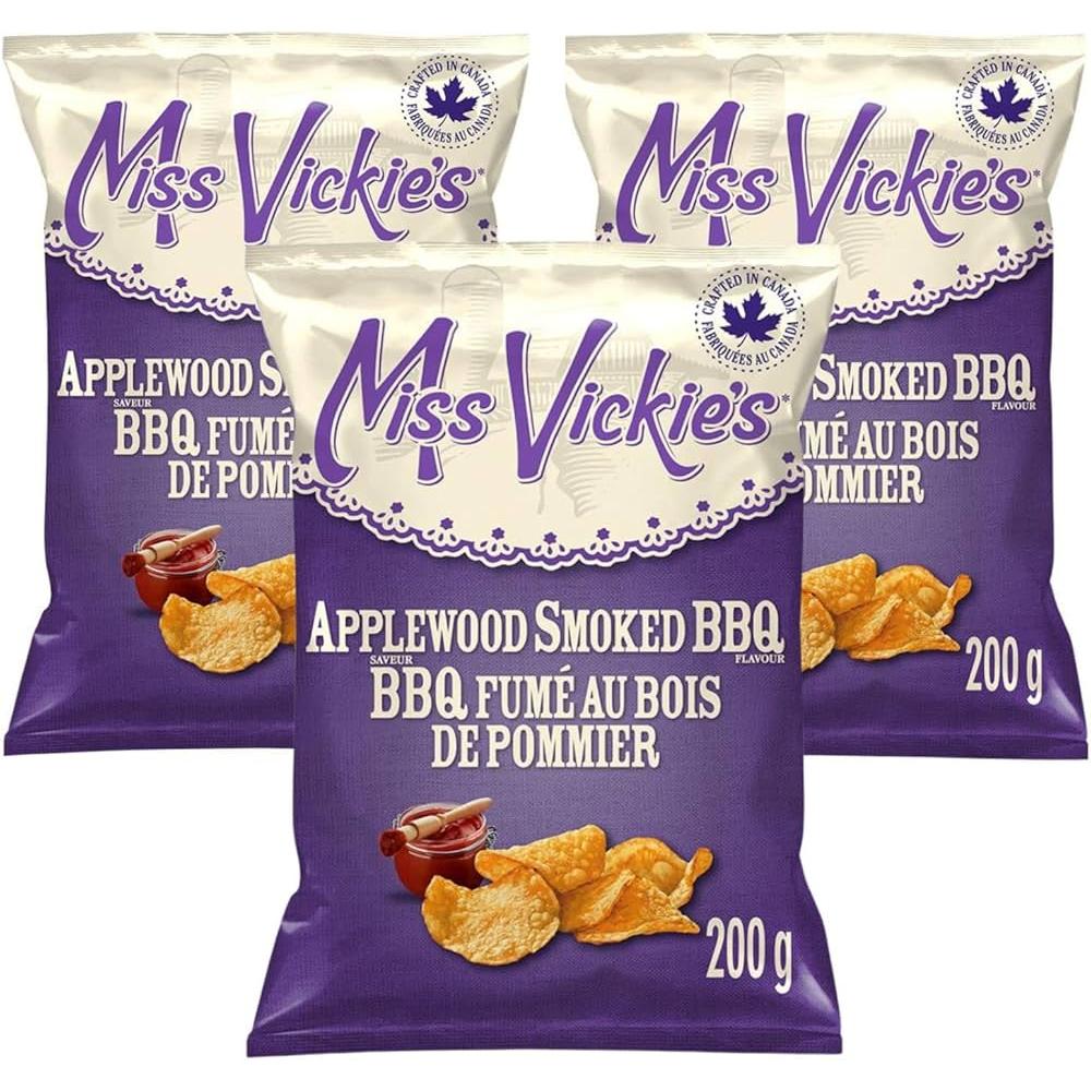 Miss Vickie's Applewood Smoked BBQ Potato Chips - (200g)