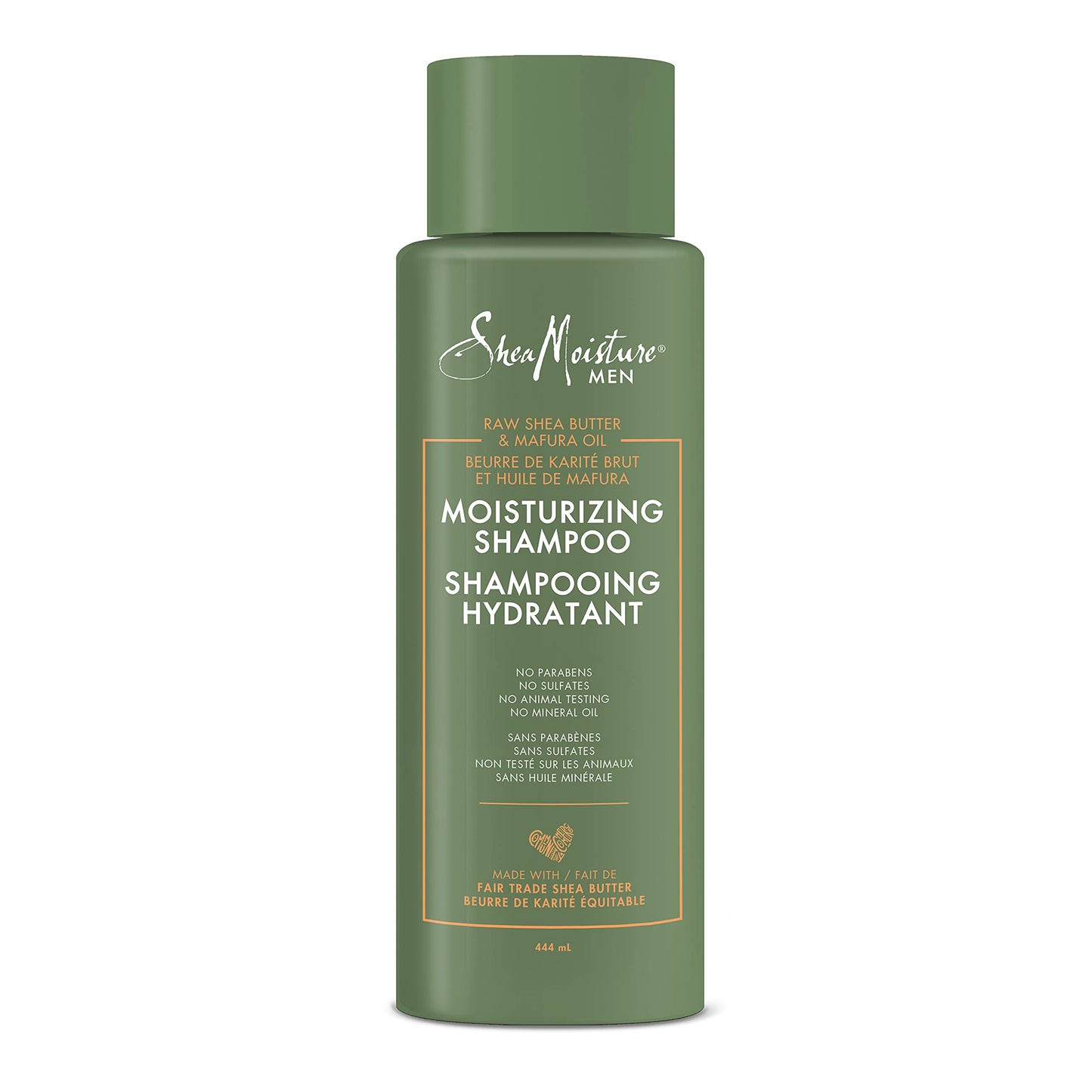 Shea Moisture Men Moisturizing Shampoo for dry hair Shea Butter & Mafura Oil Sulfate-Free Shampoo 444 ml