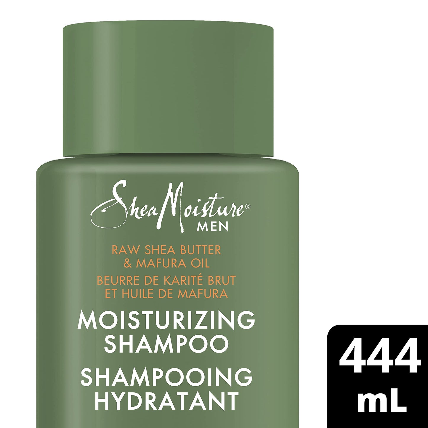 SheaMoisture Men's Hydrating Shampoo – Deep Moisture for Dry Hair with Shea Butter & Mafura Oil (15 fl oz)
