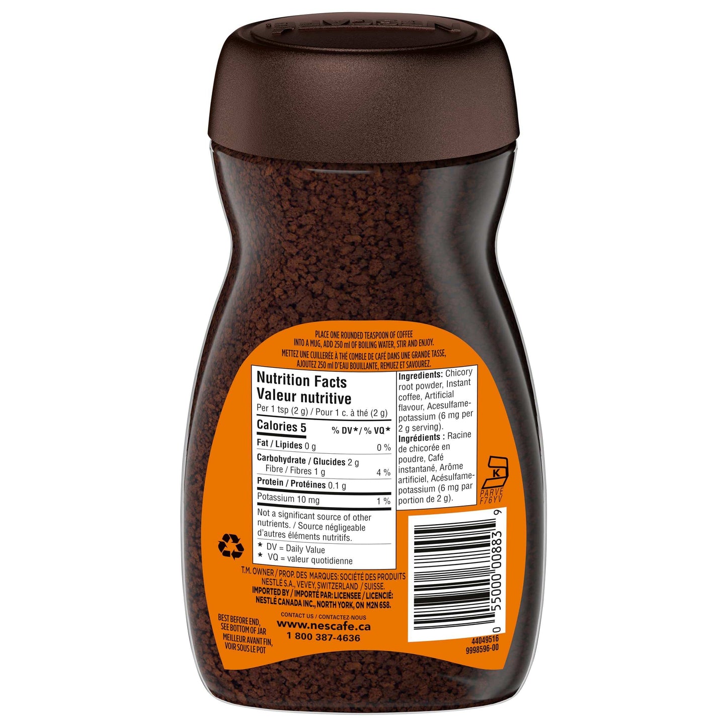 Nescafé Rich Hazelnut Instant Coffee - Smooth Flavored Brew (100g Jar)