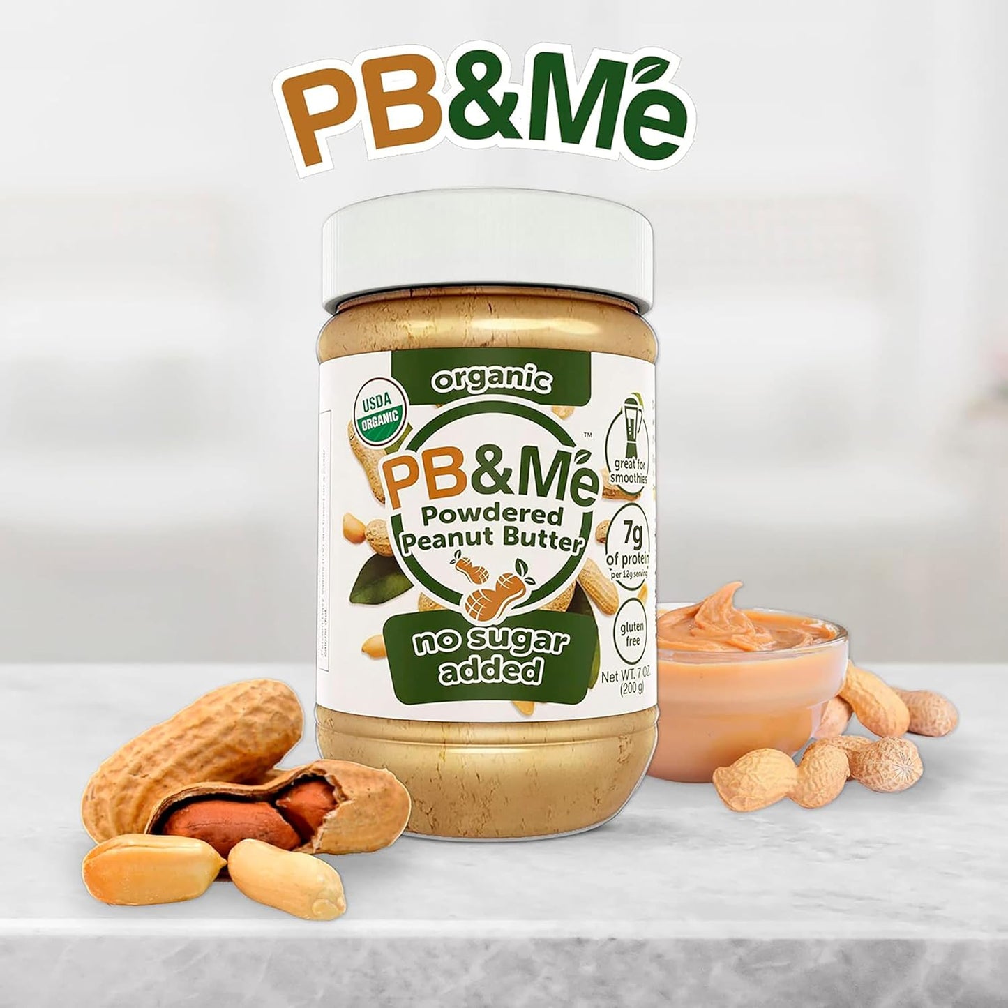 PB&Me Powdered Peanut Butter: ( Gluten-Free, 200g)