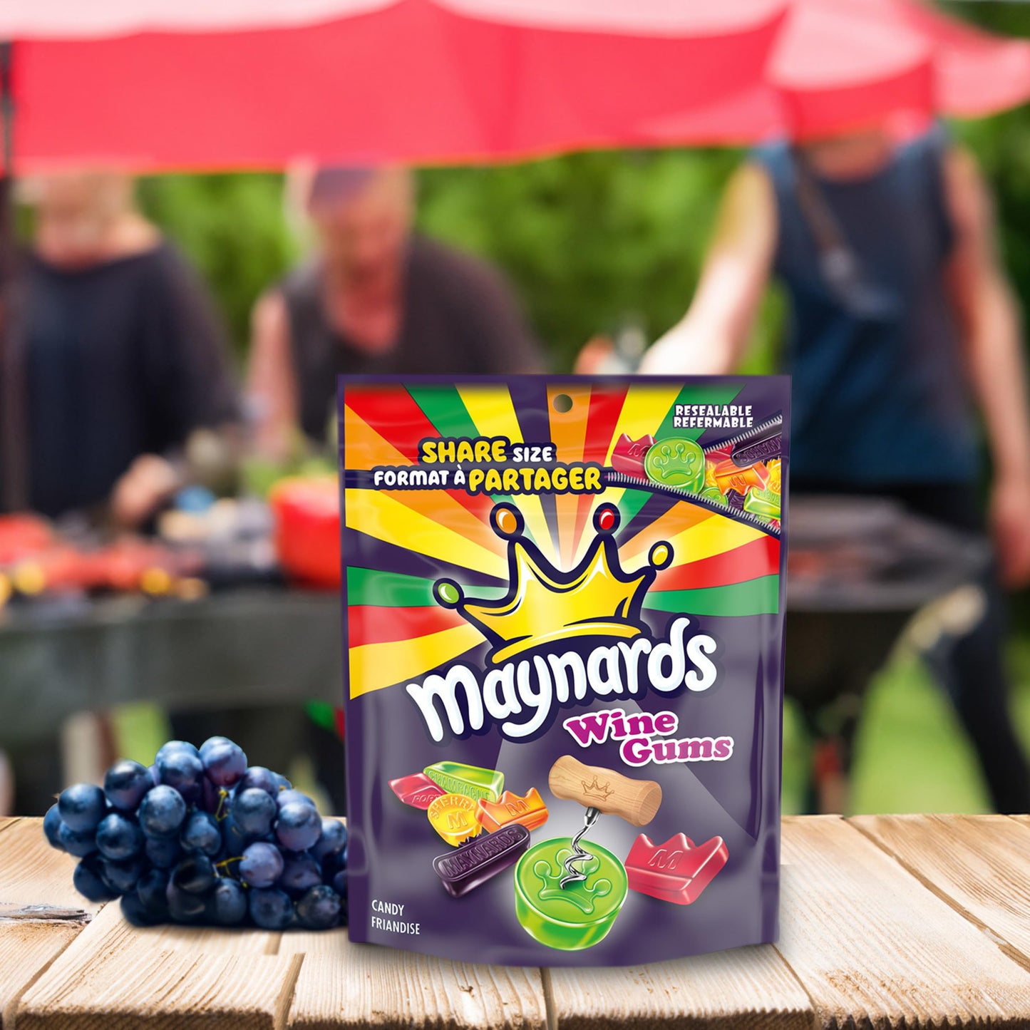 Maynards, Wine Gums Candy, Gummy Candy, 315g