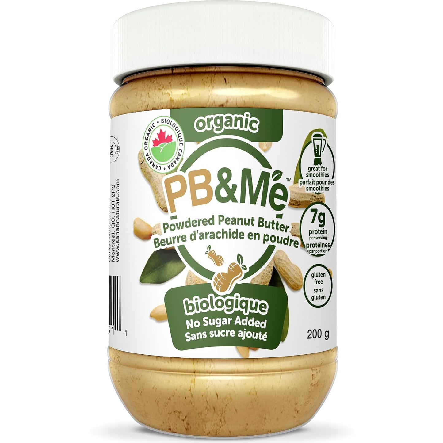 PB&Me Powdered Peanut Butter: ( Gluten-Free, 200g)