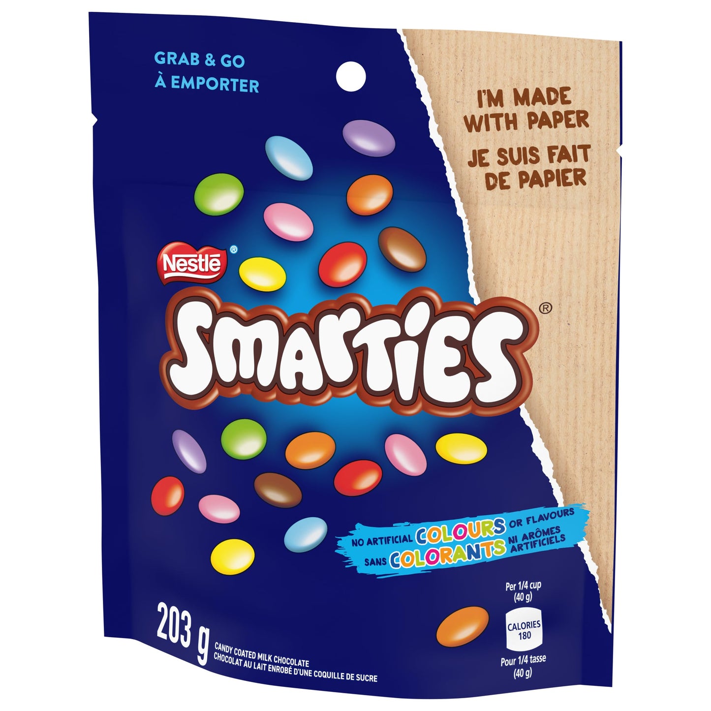 Smarties Candy-Coated Milk Chocolate - The Original International Favorite (7.16 oz Canister)