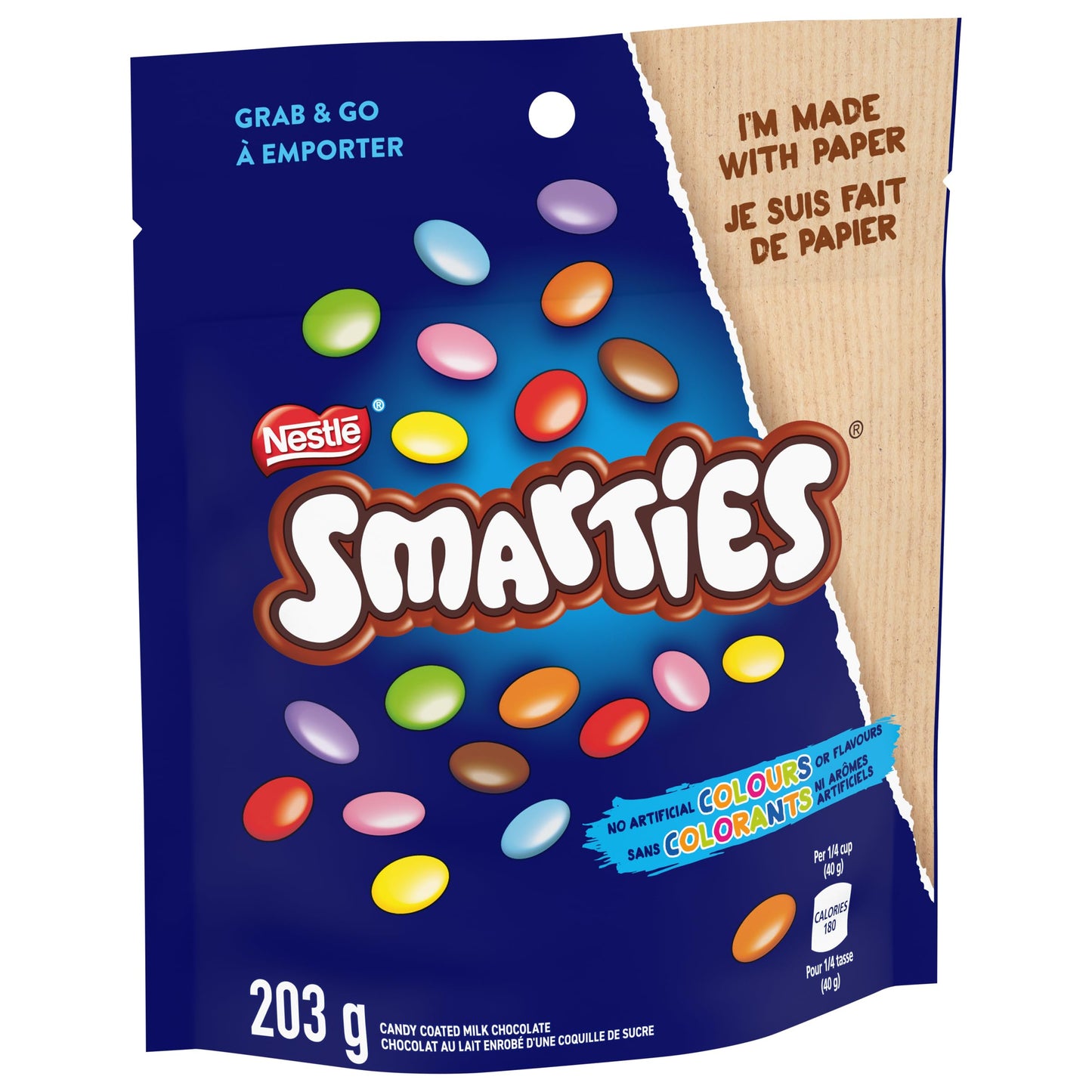 Smarties Candy-Coated Milk Chocolate - The Original International Favorite (7.16 oz Canister)