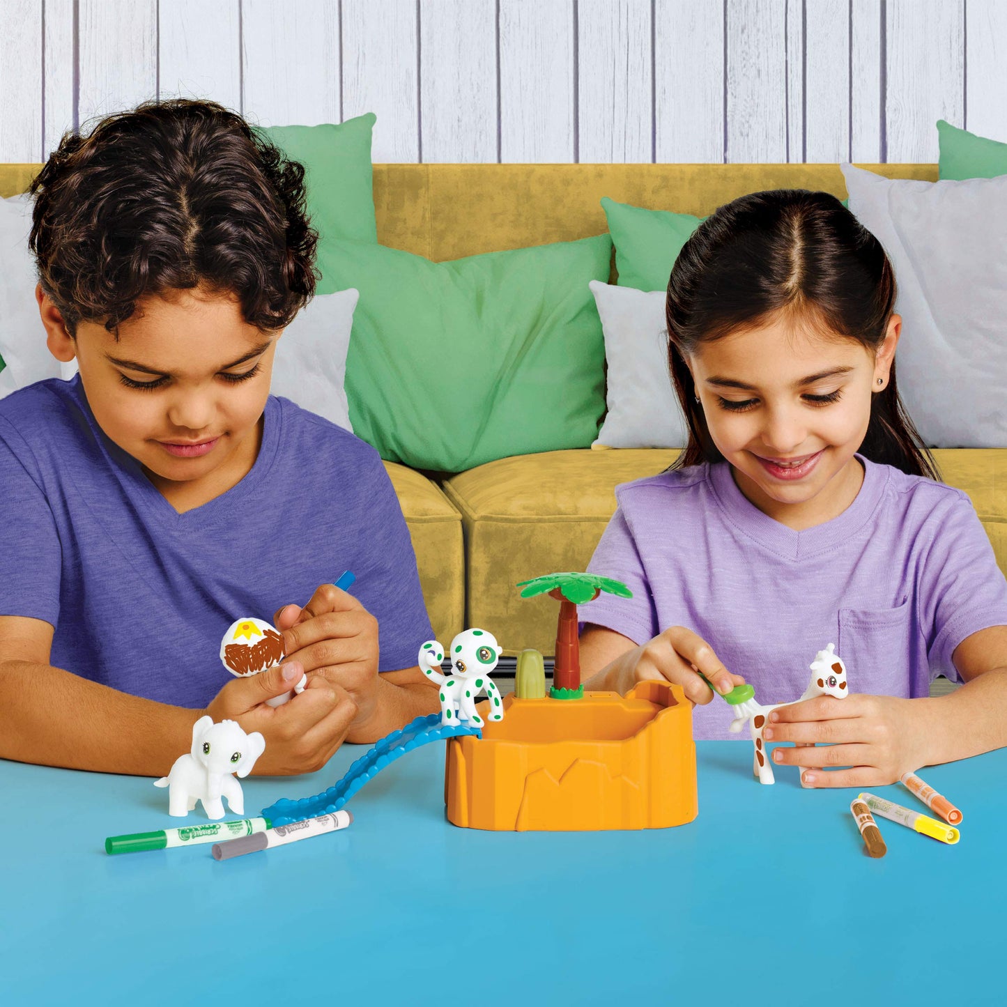 Crayola Scribble Scrubbie Safari Animals Playset - Ages 3+