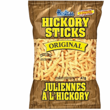 Hostess Hickory Sticks Smoky & Crispy Potato Snack - 4 Pack (47g)