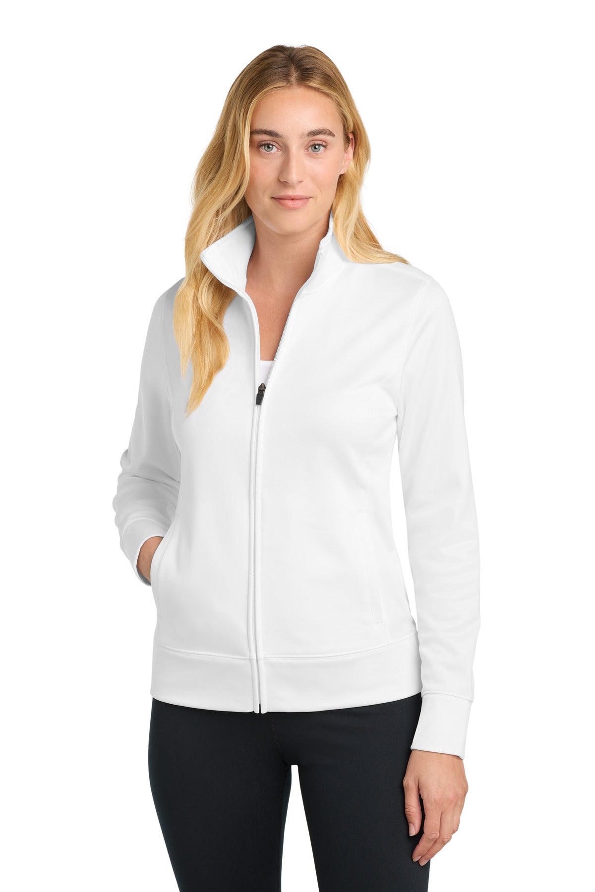 Sport-Tek® Women's Sport-Wick® Fleece Full-Zip Jacket. LST241