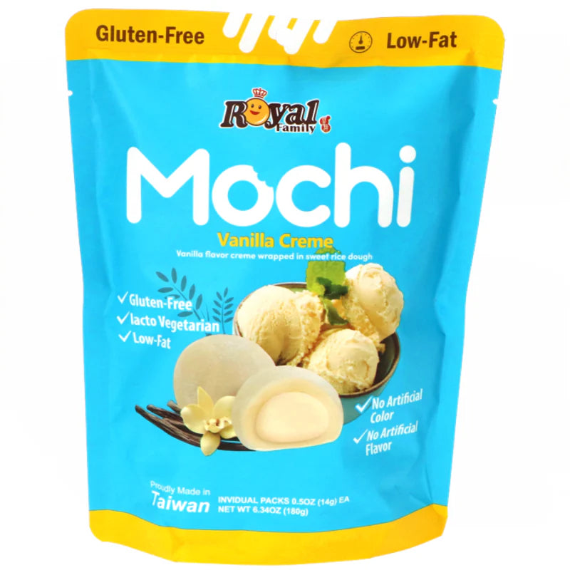 Indulgent Vanilla Crème Mochi – Soft, Chewy & Irresistible 6.3oz Treats