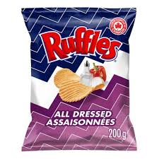 Ruffles All Dressed Ridged Potato Chips | 200g