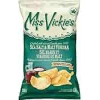 Miss Vickie's Sea Salt & Malt Vinegar Potato Chips - 200g