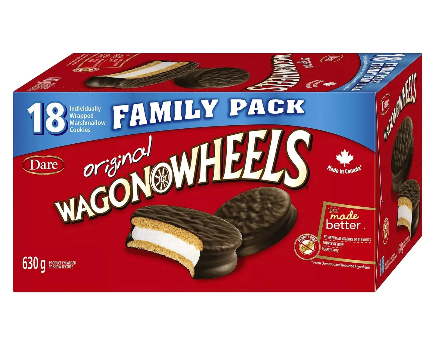 Dare Wagon Wheels Original Cookies 630g/22.2 oz