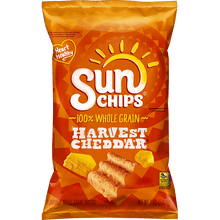 Sunchips Harvest Cheddar Whole Grain Snacks - 4 Pack (60g Bags)