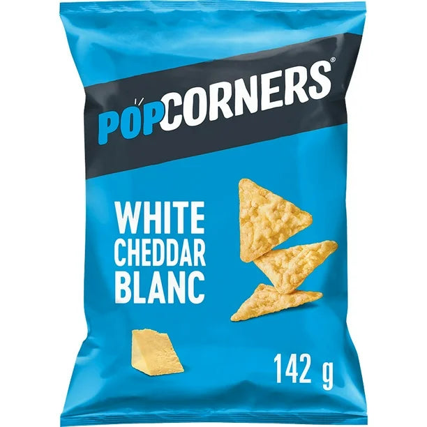 Popcorners White Cheddar Never Fried Snacks - 4 Pack (142g)