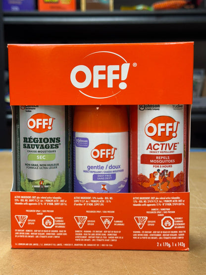 OFF! Mosquito Repellent Sprays – 3 Pack