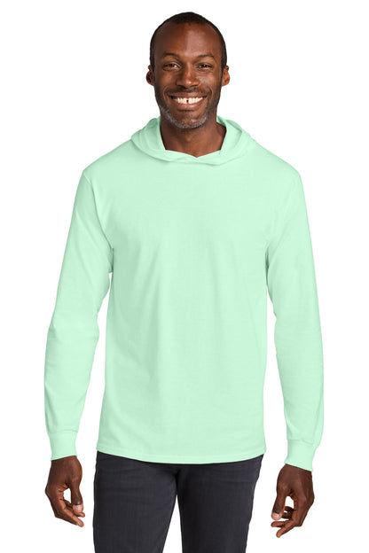 Jerzees Classics™ Unisex Cotton Long Sleeve Hooded T-Shirt 363LH