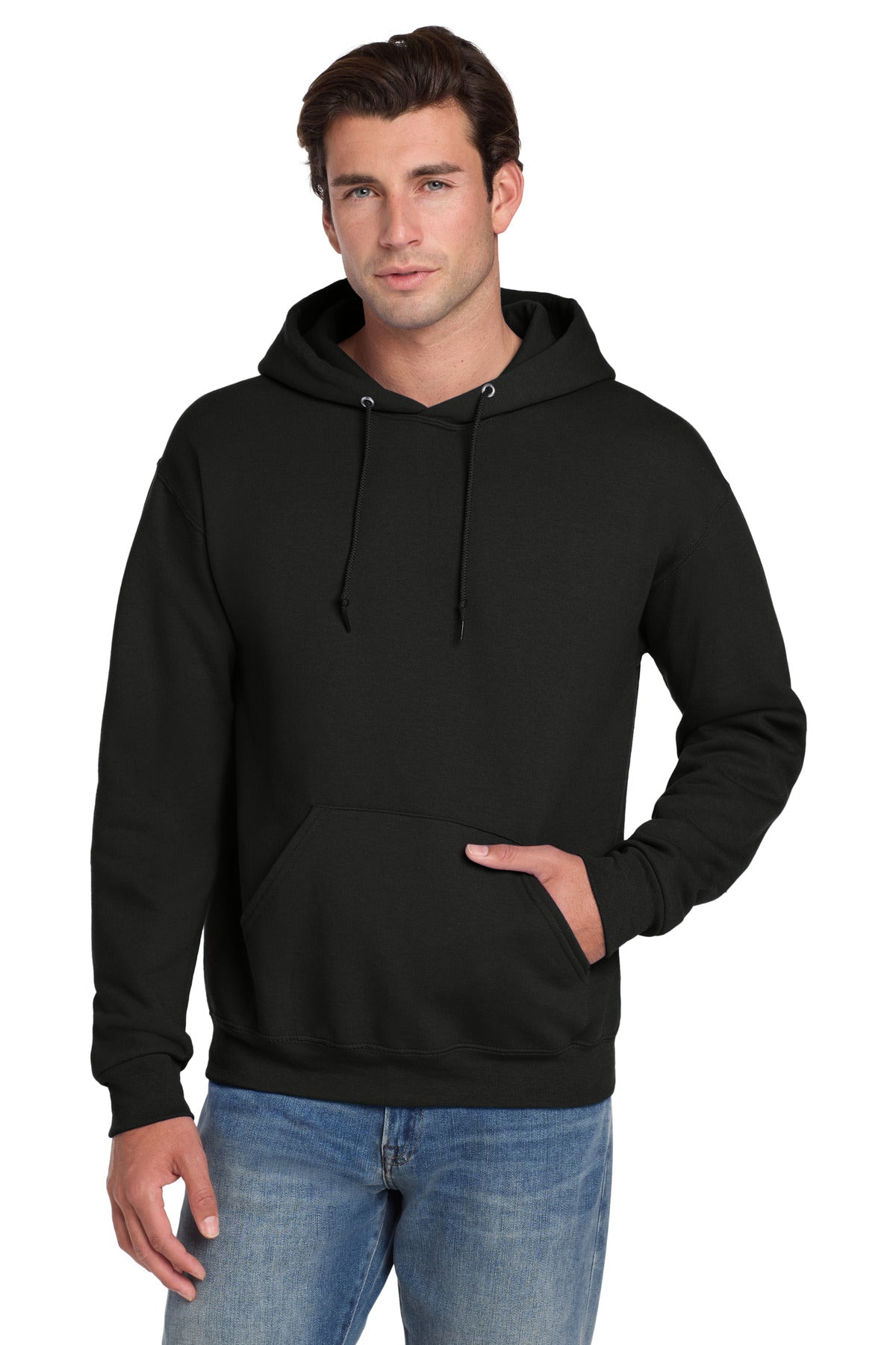 Jerzees® Super Sweats® NuBlend® - Pullover Hooded Sweatshirt.  4997M