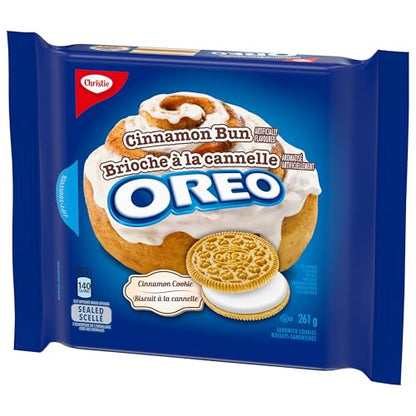 Oreo Cinnamon Bun Sandwich Cookies - 261g,