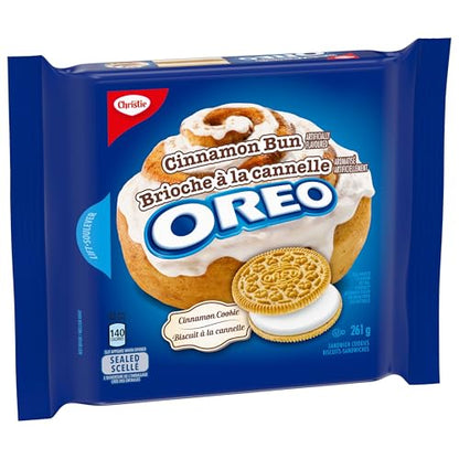 Oreo Cinnamon Bun Sandwich Cookies - 261g,