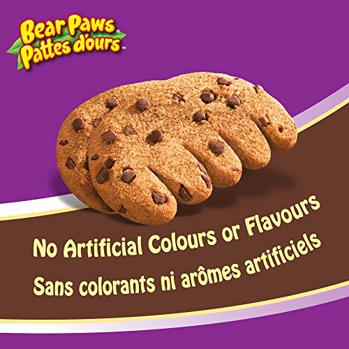 Bear Paws Chocolate Chip Cookies -  240g, 6 Pouches