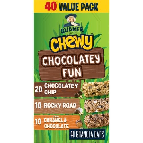 Chewy Granola Bar Variety Pack (40 Count)