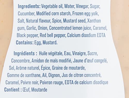 Hellmann's Classic Burger Sauce, Gluten Free and Certified Kosher, 325ml