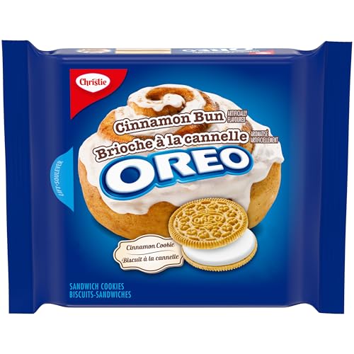Oreo Cinnamon Bun Sandwich Cookies - 261g,