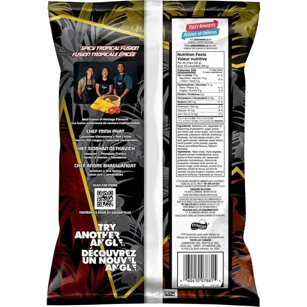 Doritos Spicy Tropical Fusion Tortilla Chips | (3-Pack, 7.4 oz Bags)