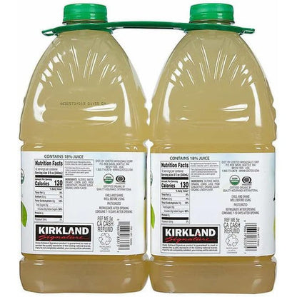 Kirkland Signature Organic Lemonade (2 Pack, 96 fl oz Bottles Ea) - Refreshing, USDA Organic, 18% Juice