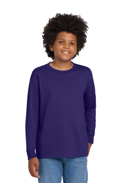 Gildan® Youth Heavy Cotton™ 100% Cotton Long Sleeve T-Shirt. 5400B