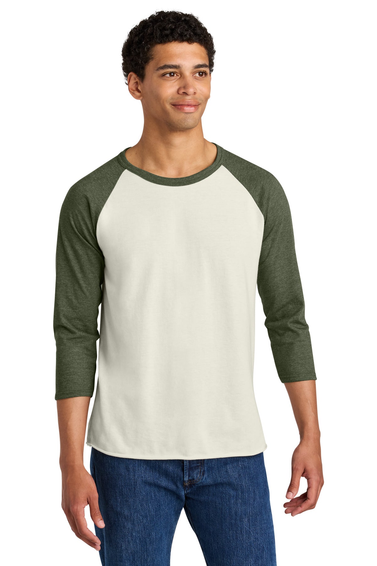 Jerzees® Unisex Premium Blend Combed Ring Spun 3/4-Sleeve Raglan 560R
