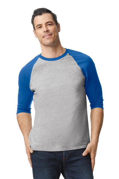 Gildan® Heavy Cotton&#8482; 3/4-Sleeve Raglan T-Shirt. 5700