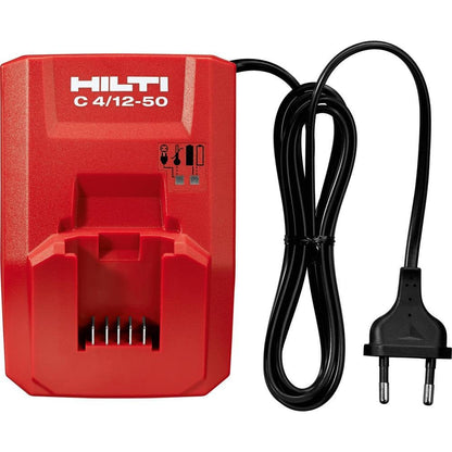 Hilti C 4/12-50 Compact Battery Charger for 12V Li-Ion Cordless Tools (110V/115V)