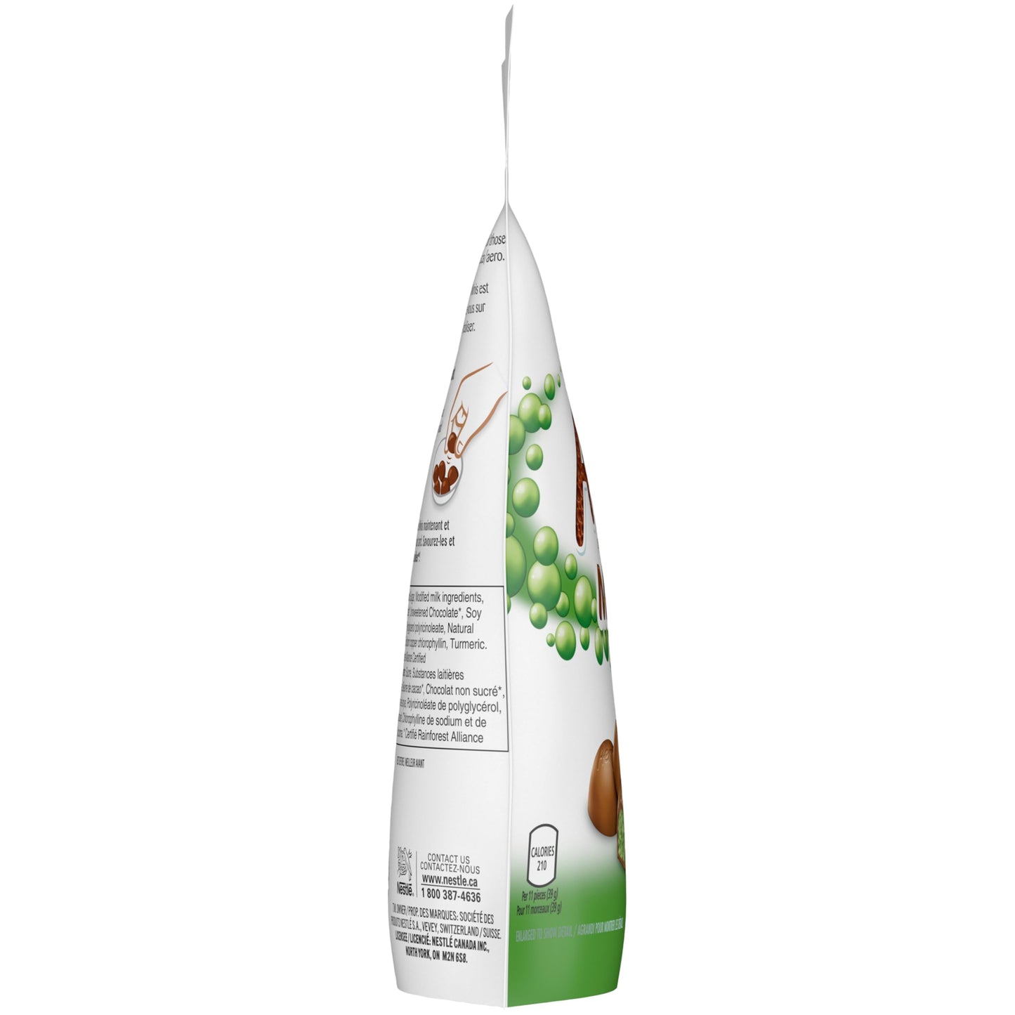 Aero Peppermint Chocolate Bubbles Pouch - Light & Refreshing Candy (4.76 oz)