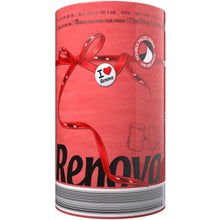 Vibrant Red Paper Towels – Jumbo 120-Sheet Roll