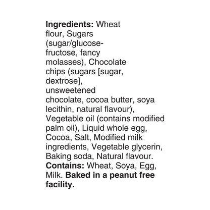 Bear Paws Chocolate Chip Cookies -  240g, 6 Pouches