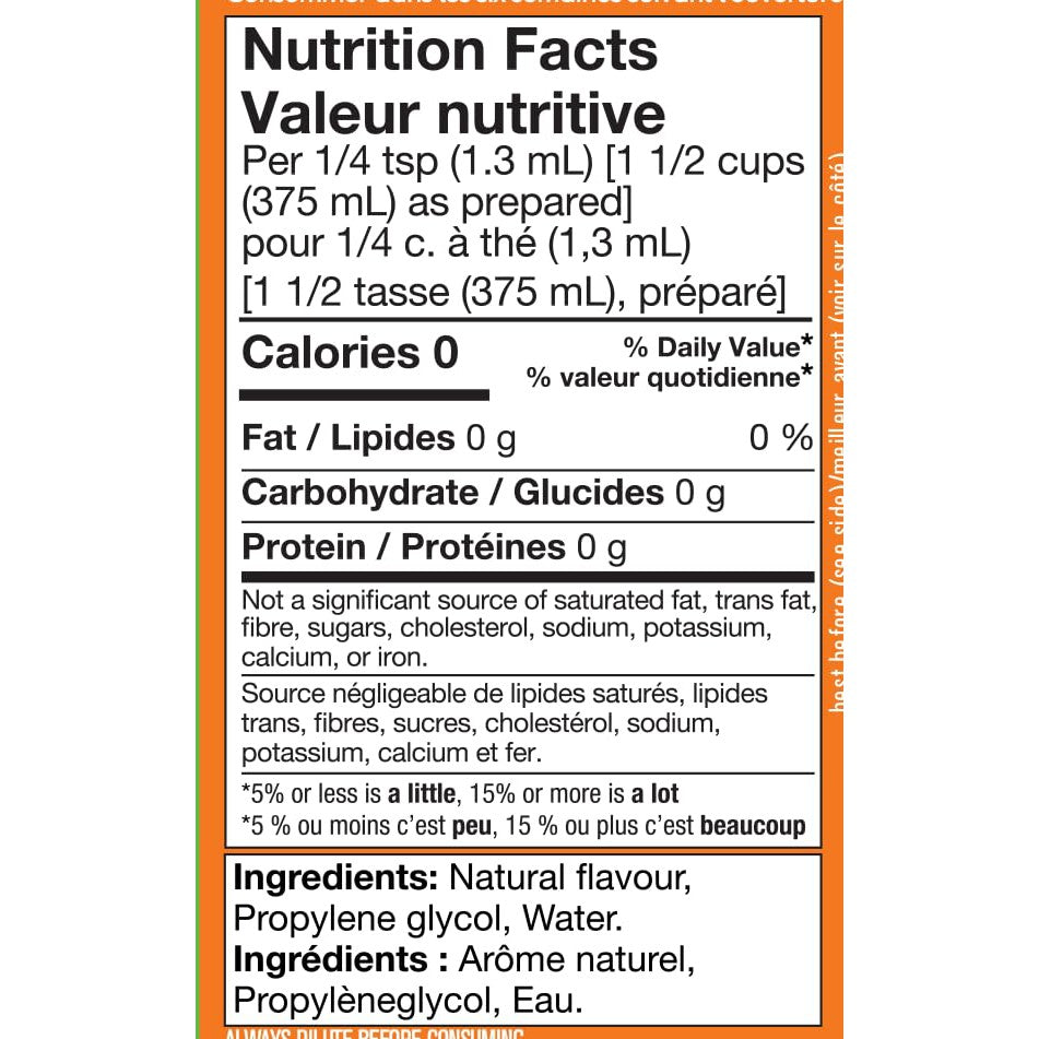 SodaStream bubly Drops: Orange Flavor |  (40ml)
