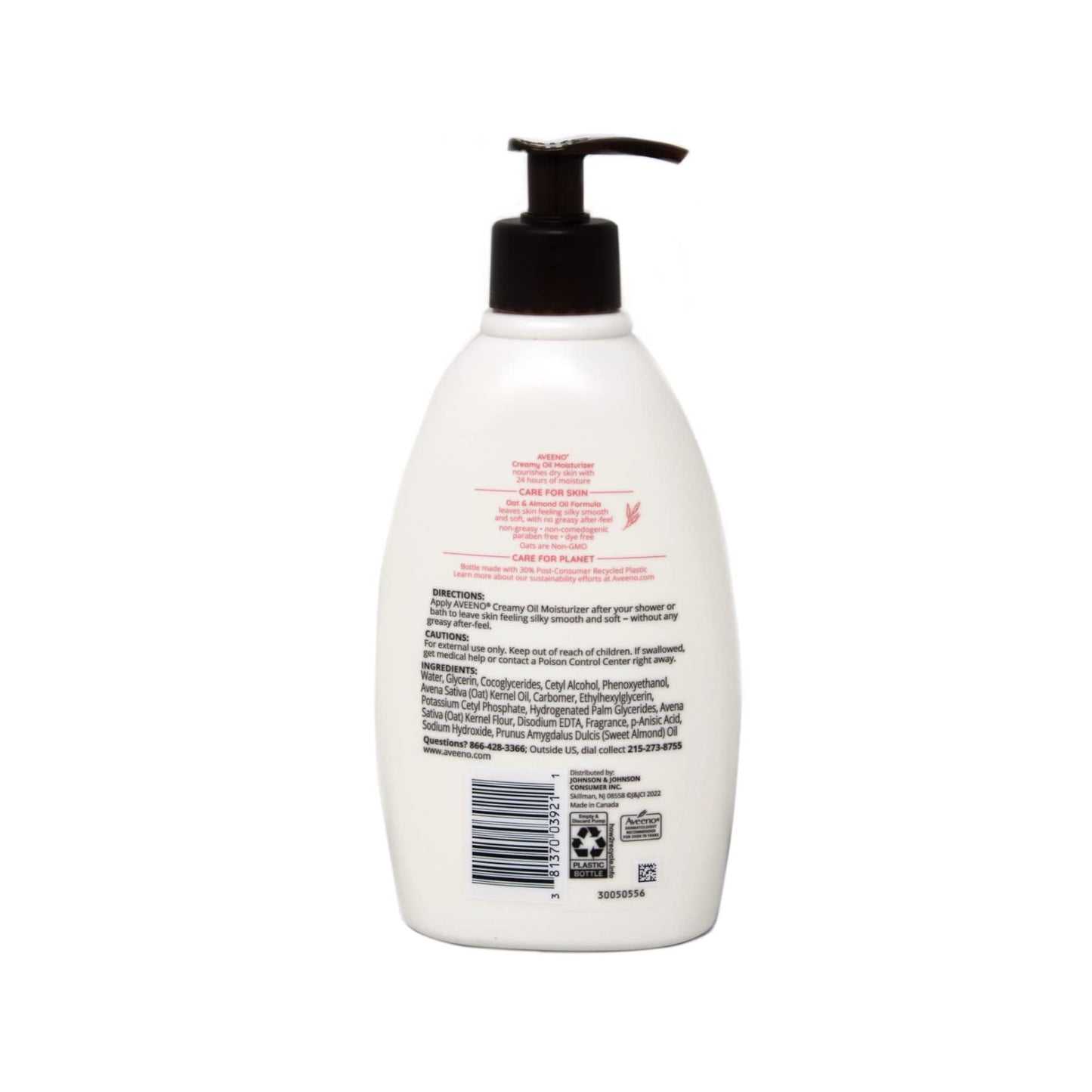 Aveeno Creamy Moisturizing Oil - Lotion for Dry skin (12 fl oz)