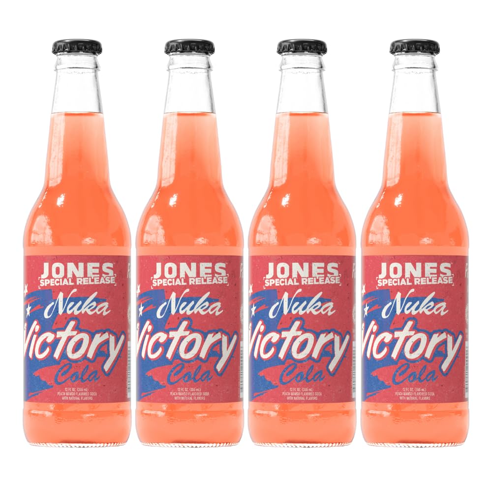 RARE Jones Nuka Cola Victory | Peach Mango Cane Sugar Soda (12oz)