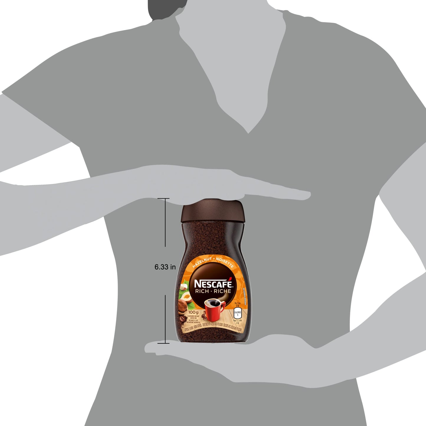 Nescafé Rich Hazelnut Instant Coffee - (100g Jar)