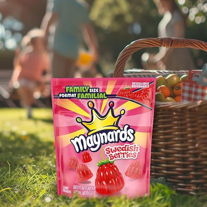 Maynards Swedish Berries Candy – Family Size 28.7oz Bag